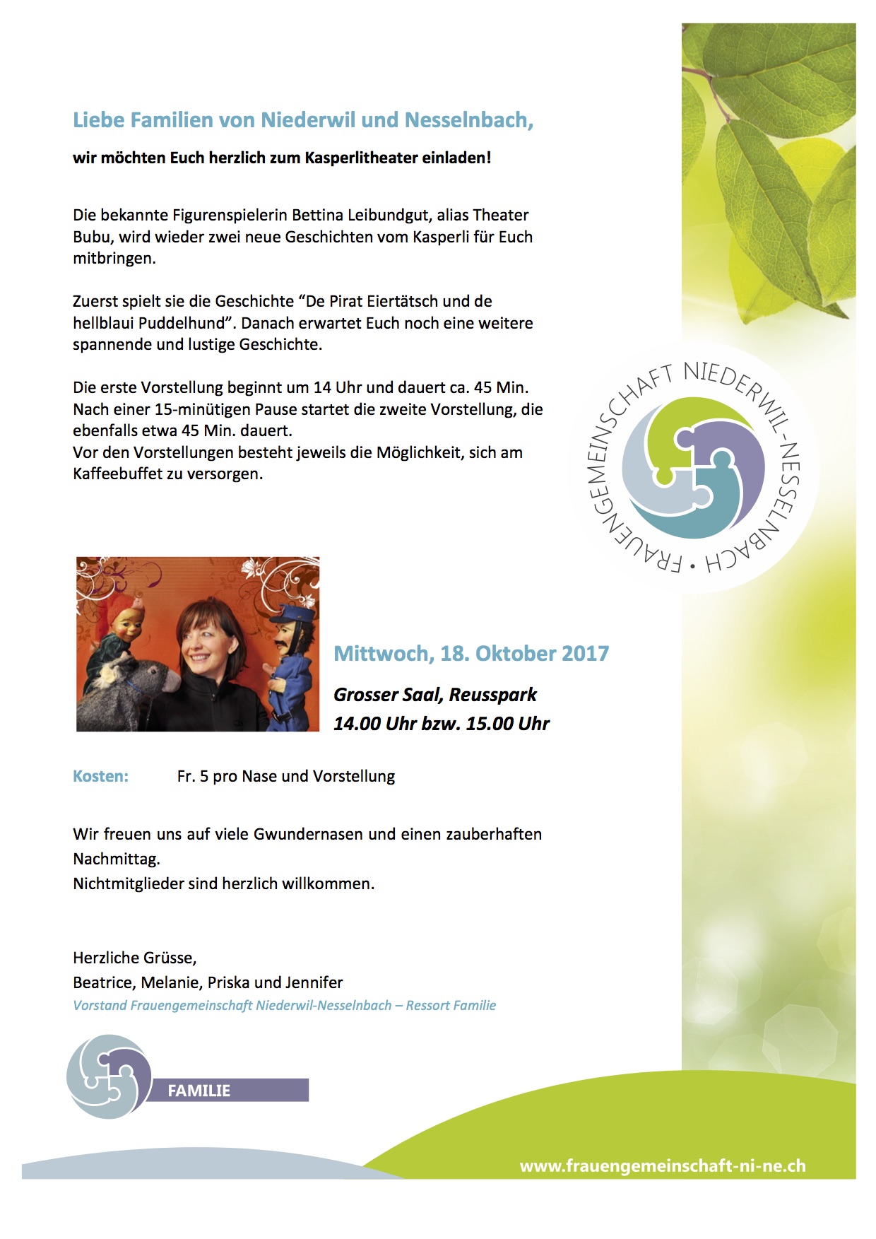 Flyer Kaperli